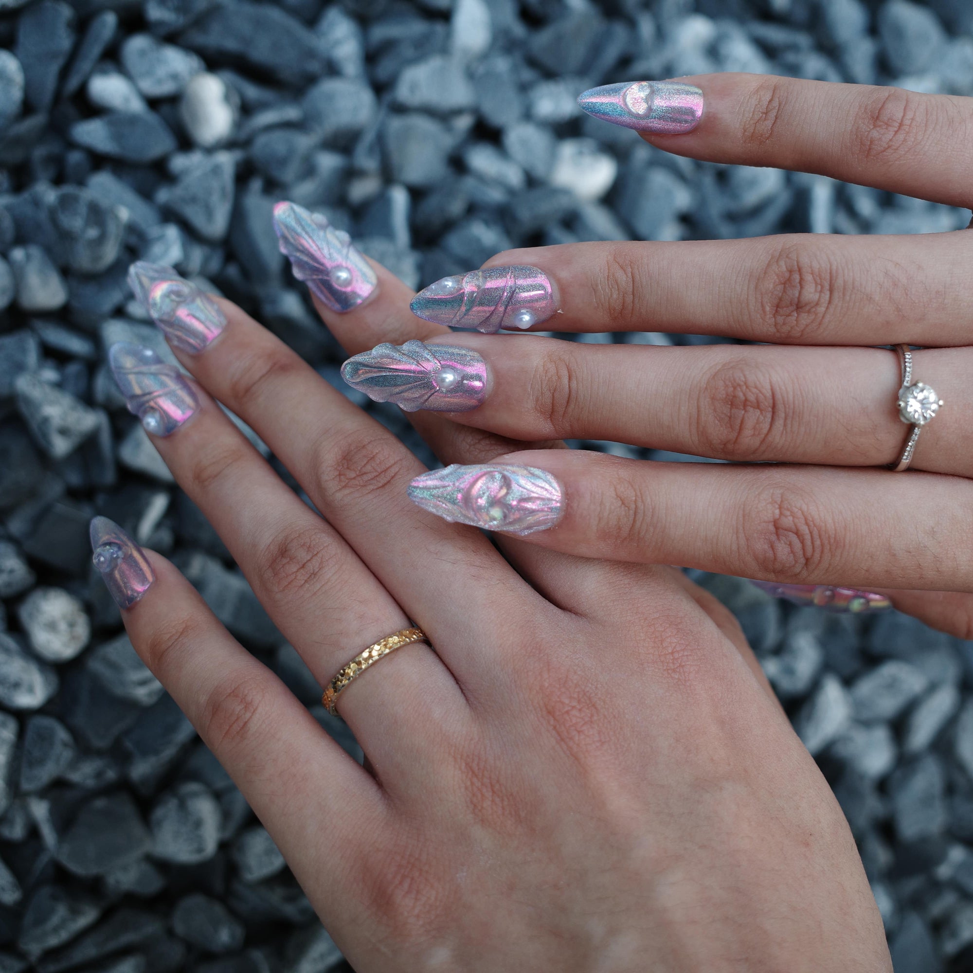 Moonwave Handmade Press On Nails