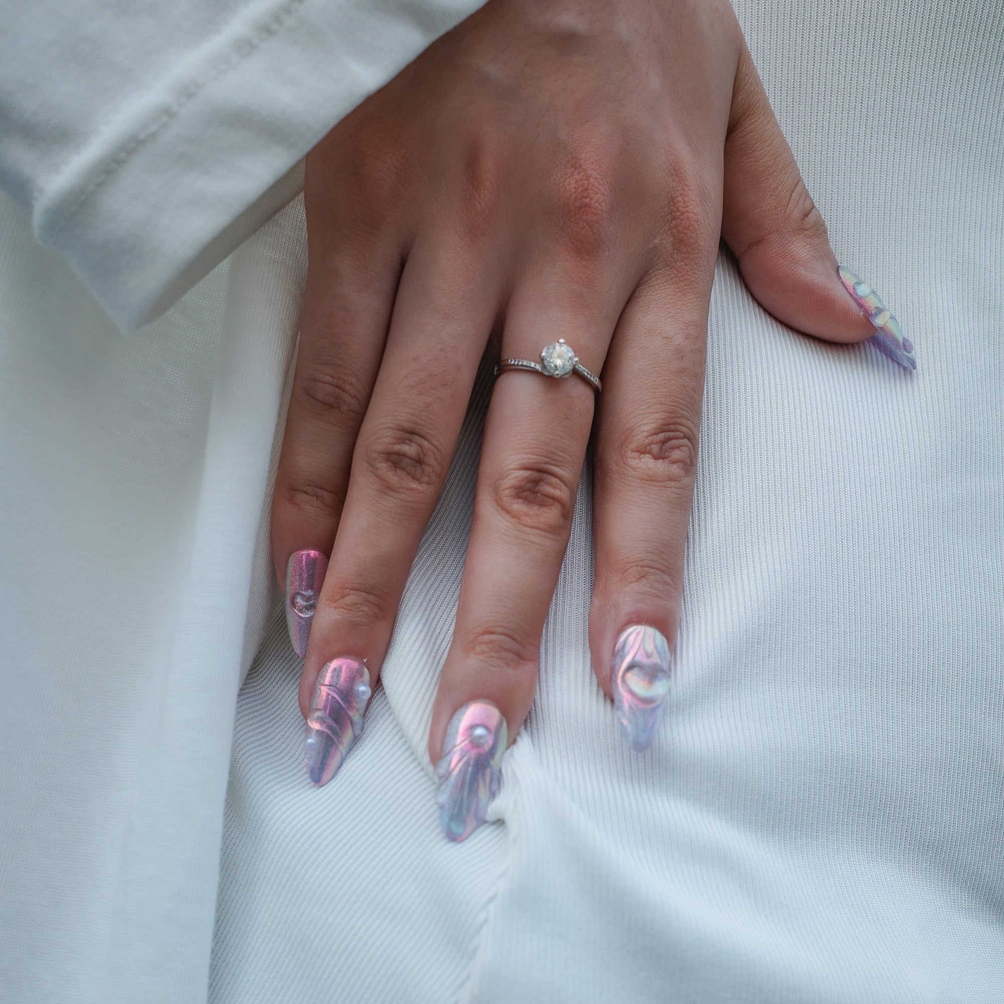 Moonwave Handmade Press On Nails