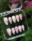 Pastel Bloom Handmade Press On Nails