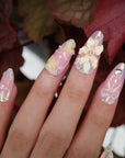 Pastel Bloom Handmade Press On Nails