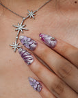 Purple Dream Handmade Press On Nails