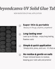Beyondcanva UV solid glue tabs with thin, portable, long-lasting and residue-free application benefits
