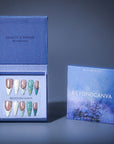 Waves of Aether Handmade Press On Nails