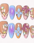 Blossom Parade Handmade Press On Nails