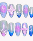 Moonlit Lagoon Handmade Press On Nails