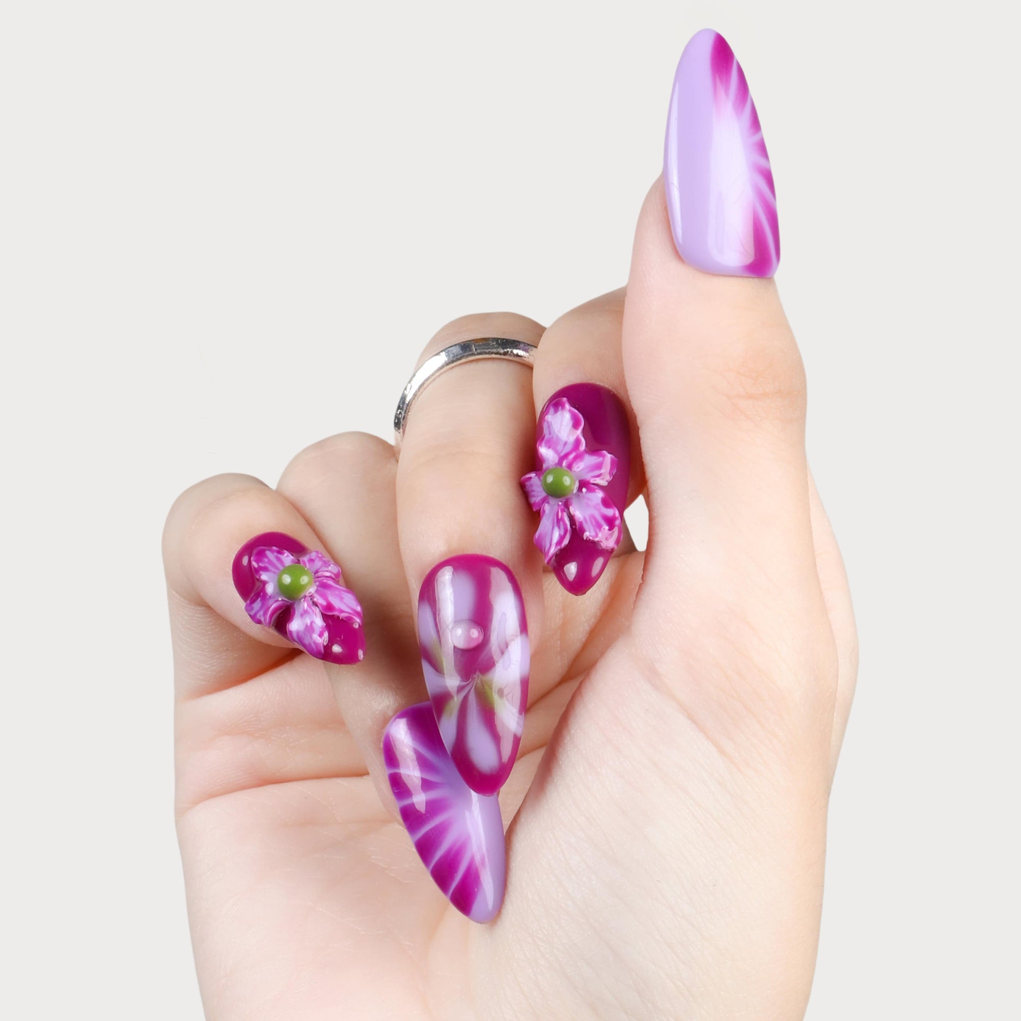 At the Violet Hour Handmade Press On Nails