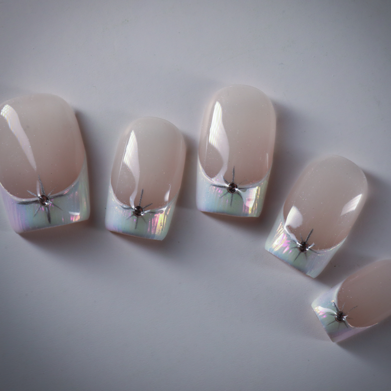 Stars in the Sky Handmade Press On Nails