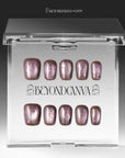 Amber Nocturne Handmade Press On Nails
