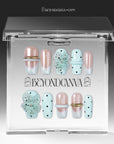 Mint Chocolate Chip Handmade Press On Nails