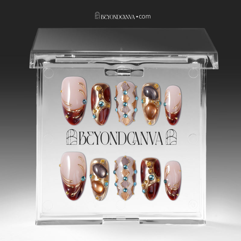 Byzantium Relic Handmade Press On Nails