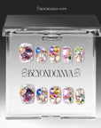 Mosaic Gem Cluster Handmade Press On Nails