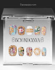 Vintage Canvas Handmade Press On Nails