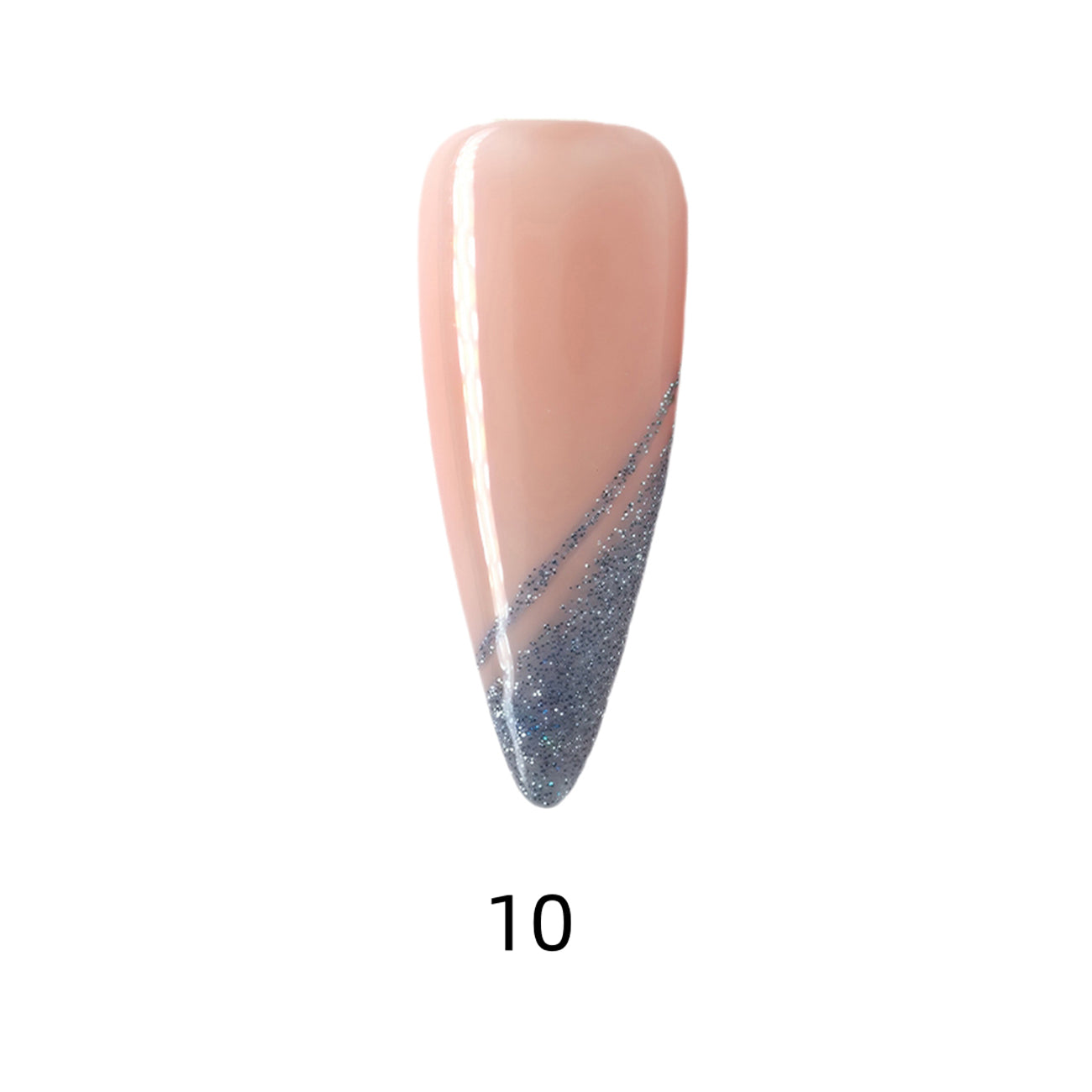 Side Bang French Extra Long Stelitto Palette Handmade Press On Nails