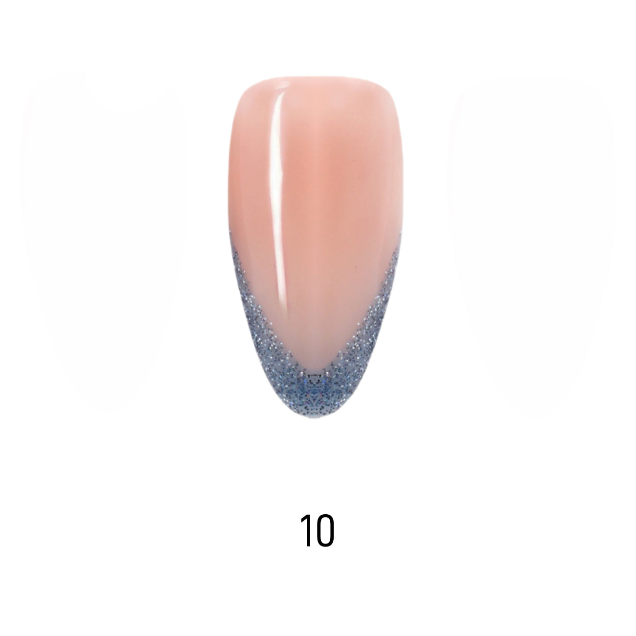 V Letter French Long Almond Palette Handmade Press On Nails