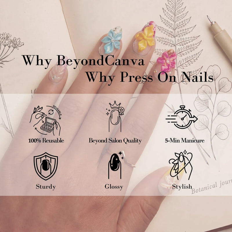 Peachy Juicy Handmade Press On Nails