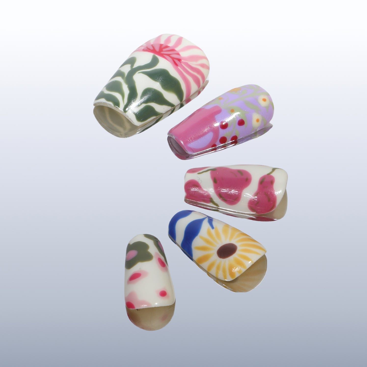 Fruit Garden Handmade Press On Nails