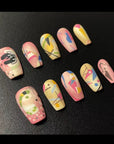 Geometric Pink Rhythm Customized