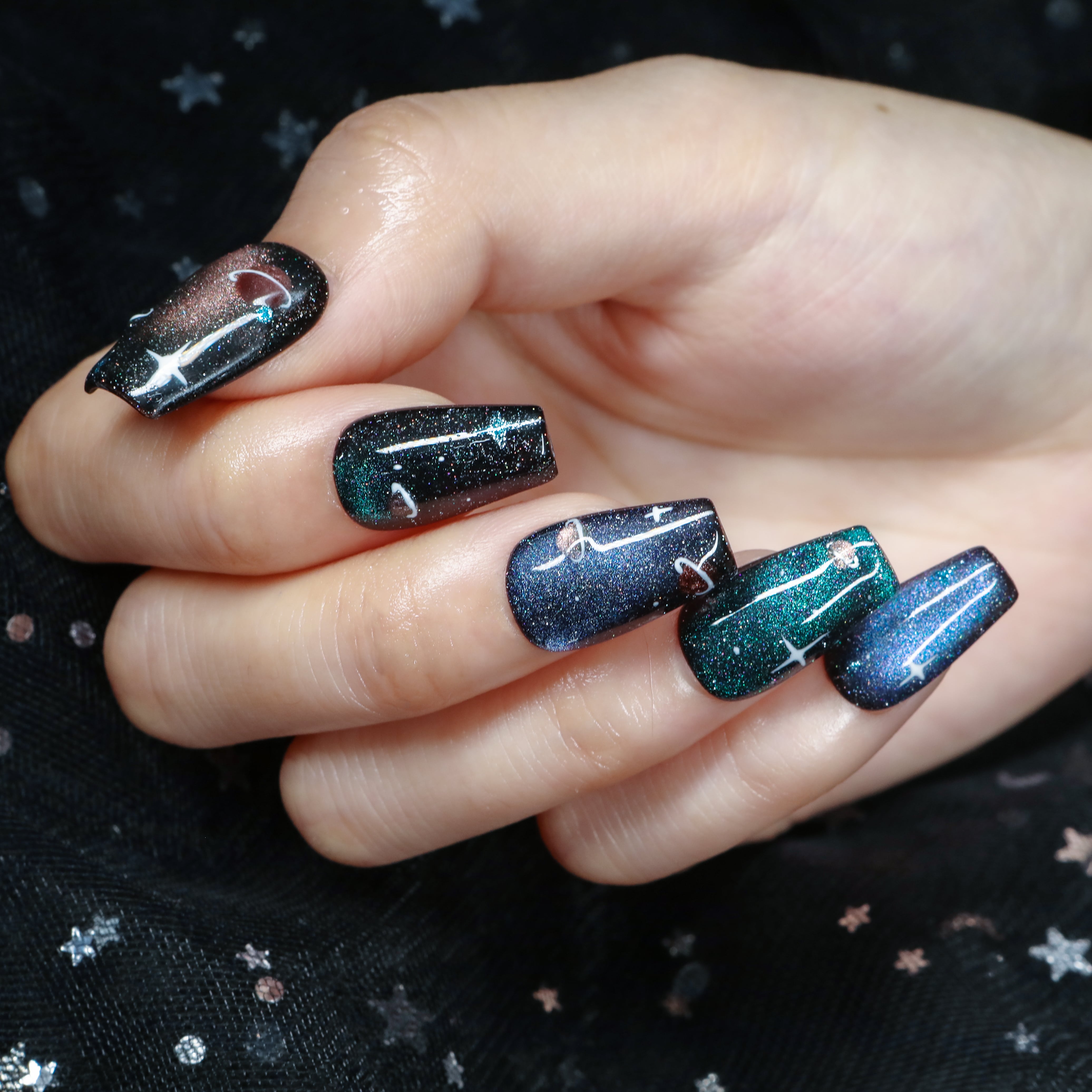 Cosmic Dream Handmade Press On Nails