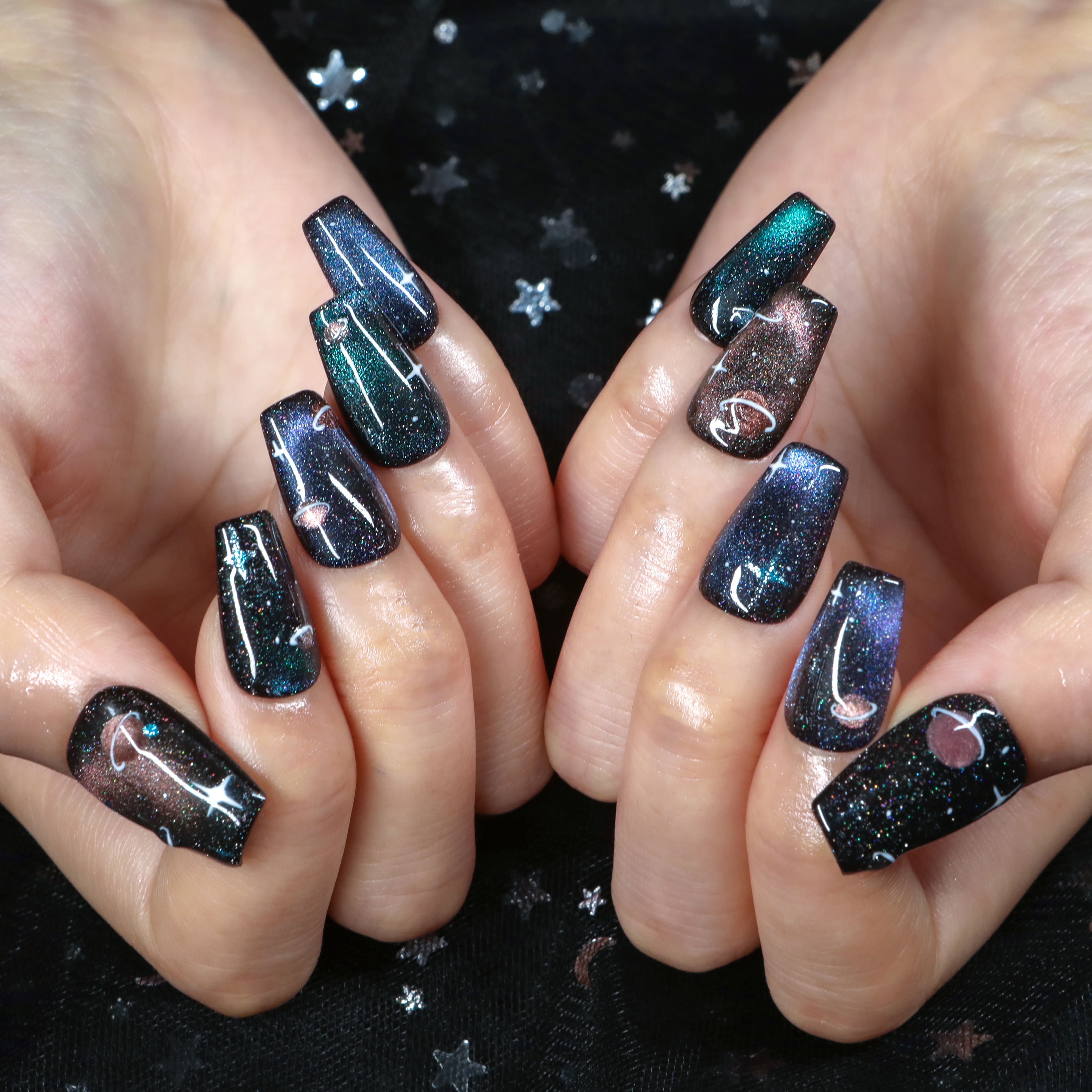 Cosmic Dream Handmade Press On Nails