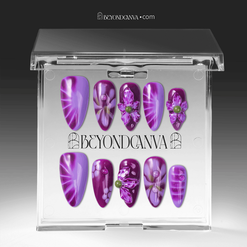 At the Violet Hour Handmade Press On Nails