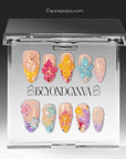 Tropical Bloom Handmade Press On Nails