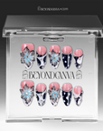 Midnight Bloom Handmade Press On Nails