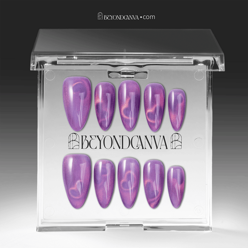 Nebula Kiss Handmade Press On Nails