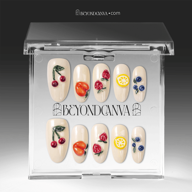 Fruit Crush Handmade Press On Nails