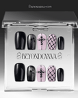 Dark Masquerade Handmade Press On Nails