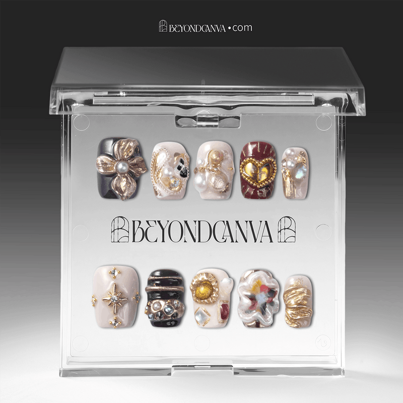 Baroque Treasures Handmade Press On Nails