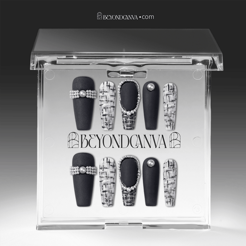 Lace &amp; Pearls Handmade Press On Nails