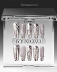 Baroque Crown Handmade Press On Nail