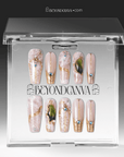 Enchanted Garden Handmade Press On Nails