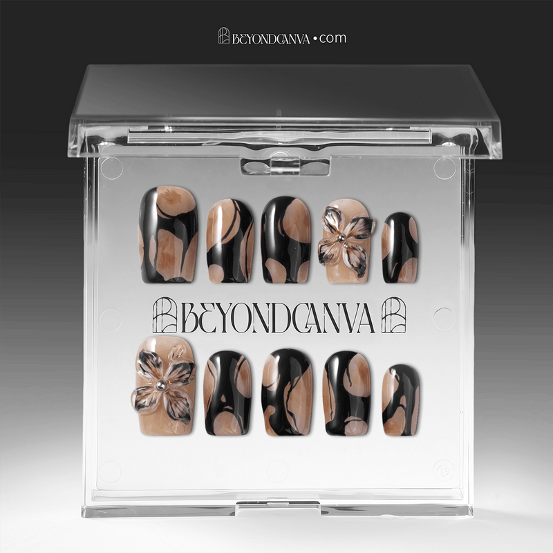 Free-growing Flowers Handmade Press On Nails