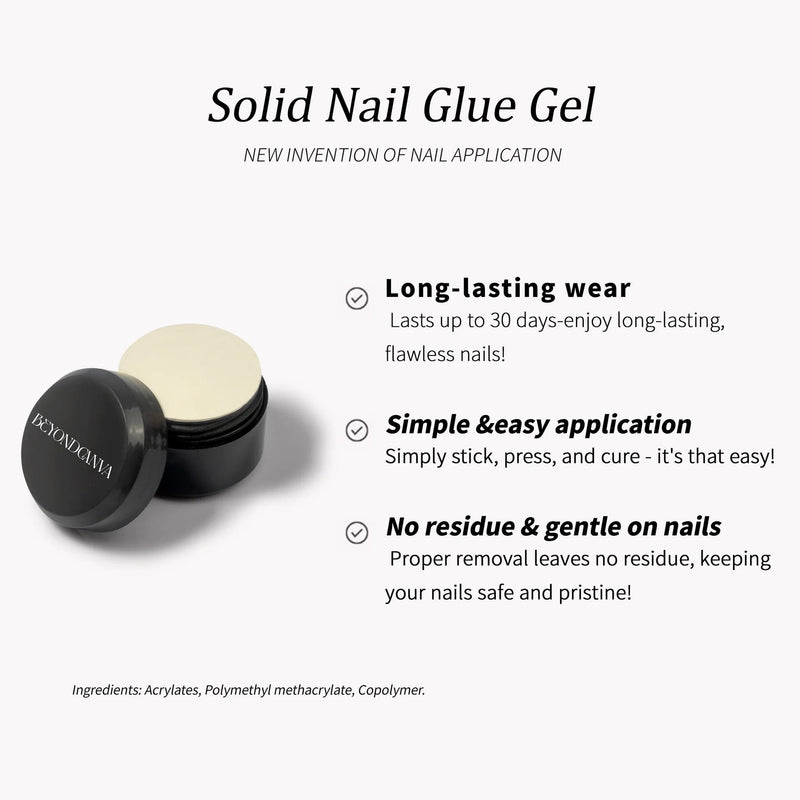 Beyondcanva Solid Nail Glue Gel Set