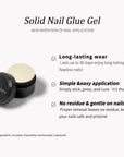 Beyondcanva Solid Nail Glue Gel Set