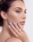 Glacial Frost Handmade Press On Nails