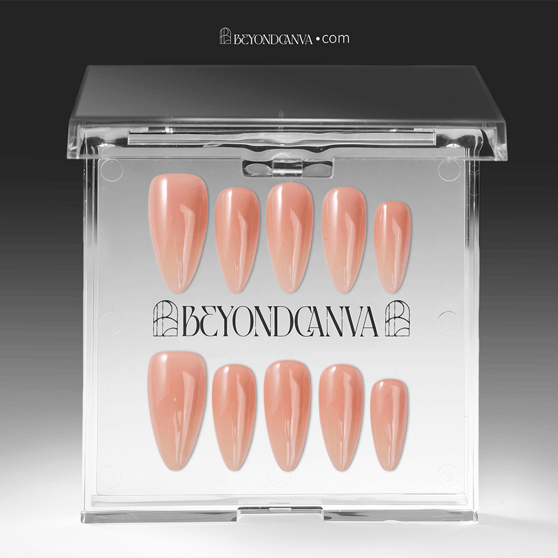 Peachy Juicy Handmade Press On Nails