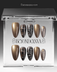 Bronzed Allure Handmade Press On Nails