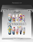 Floral Symphony Handmade Press On Nails