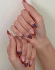Crimson Sonata Bundle Handmade Press On Nails