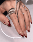 Crimson Sonata Bundle Handmade Press On Nails