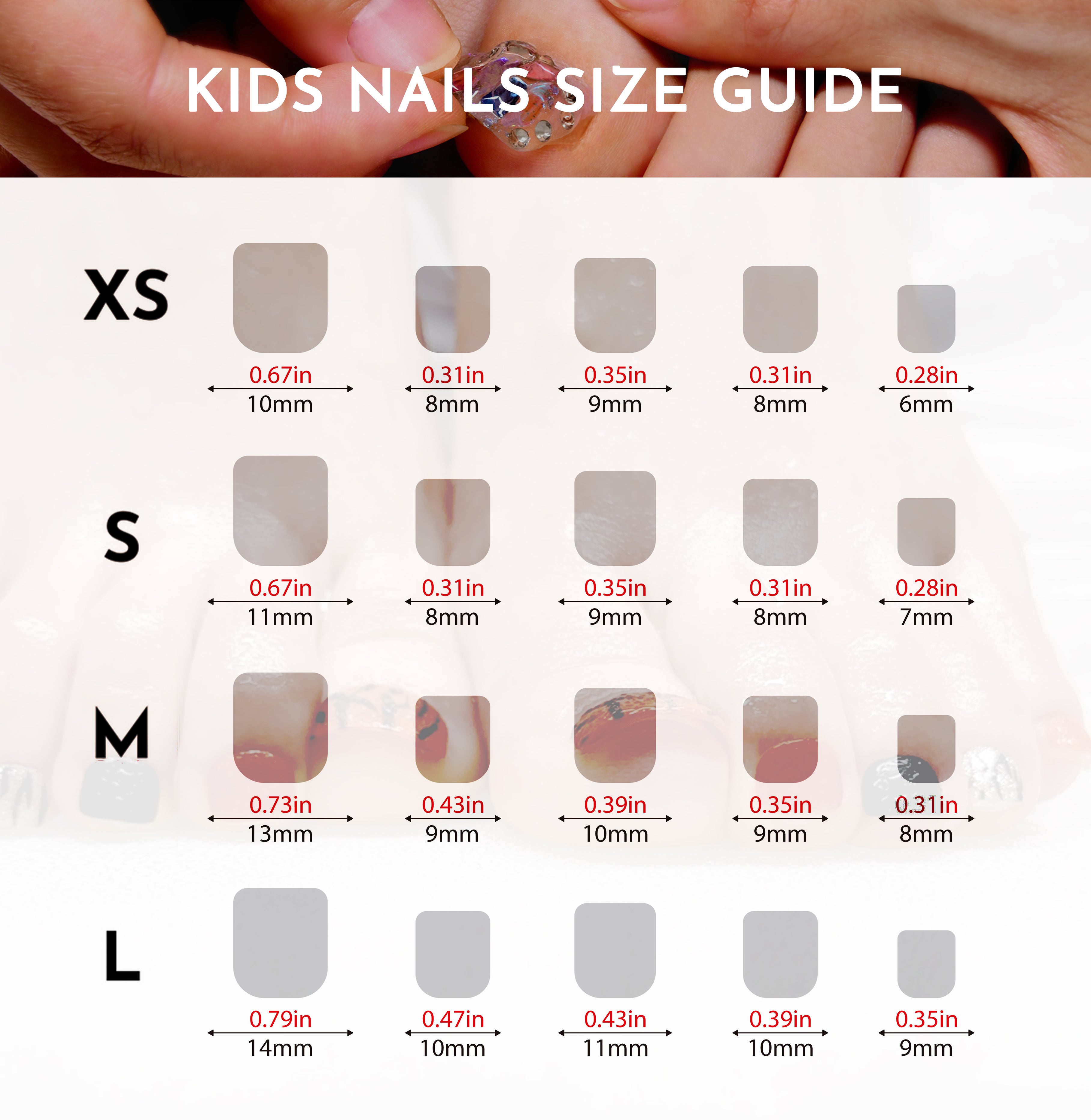 Candy Delight Kid's Nails