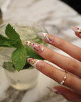 Pop Art Glitz Handmade Press On Nails