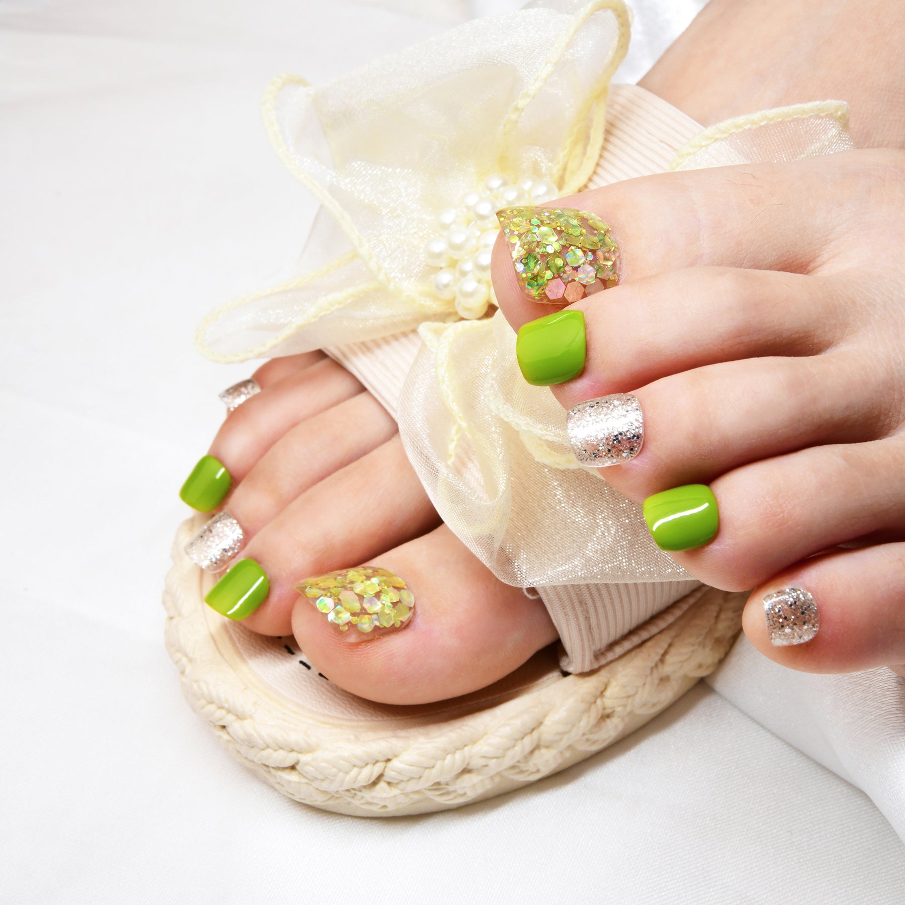 Green Goddess Toes