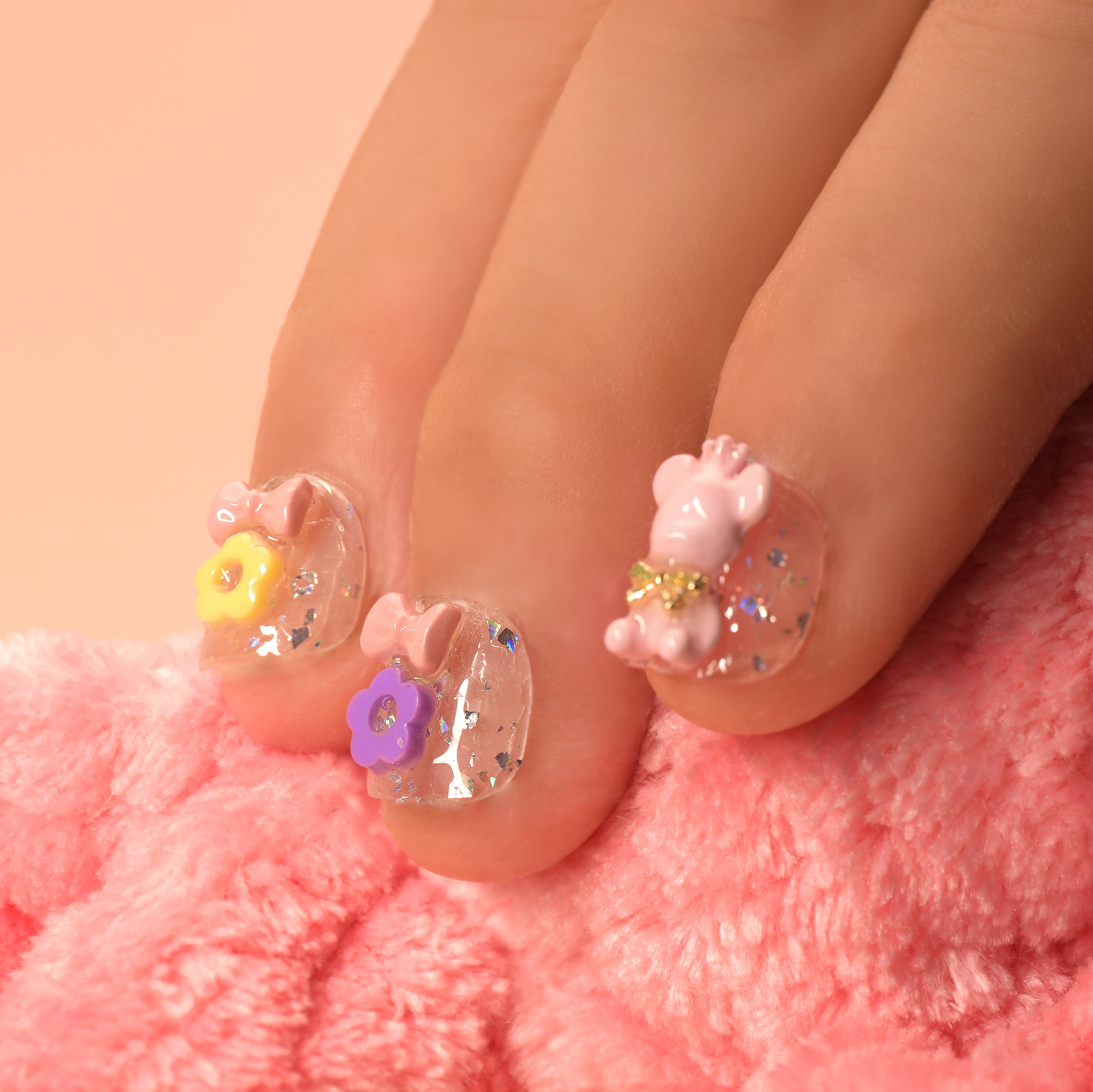 Sweet Blossom Kids Nails