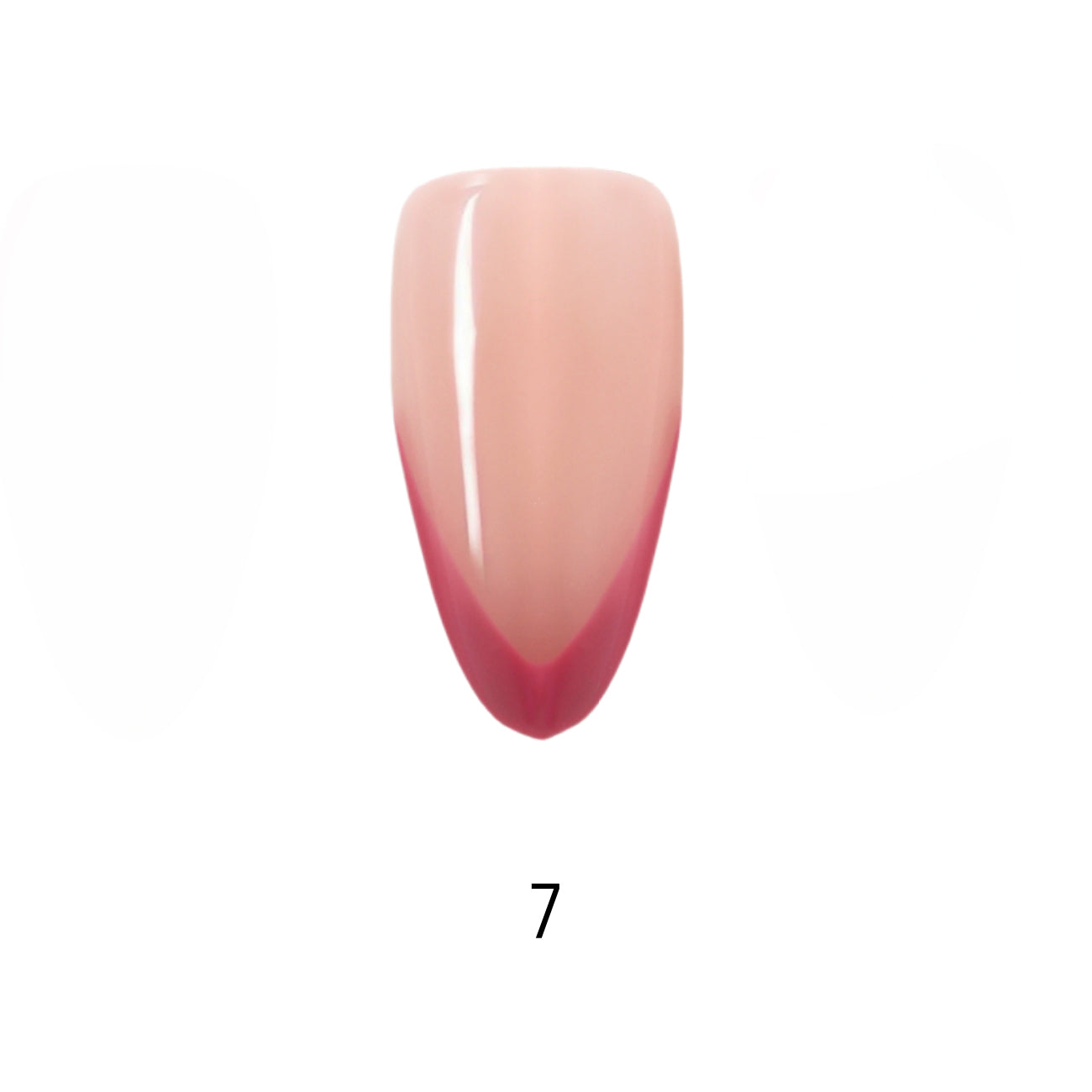 V Letter French Long Almond Palette Handmade Press On Nails