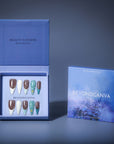 Waves of Aether Handmade Press On Nails