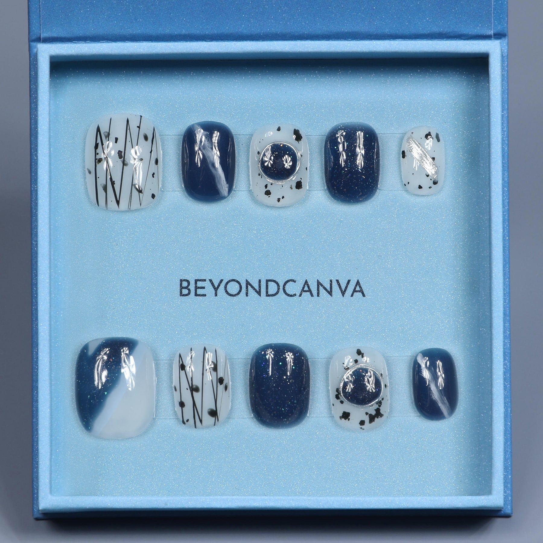 Coastal Chic Handmade Press On Nails