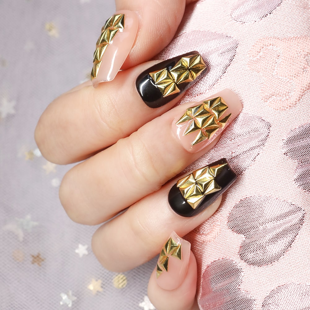 Gilded Edge Handmade Press On Nails